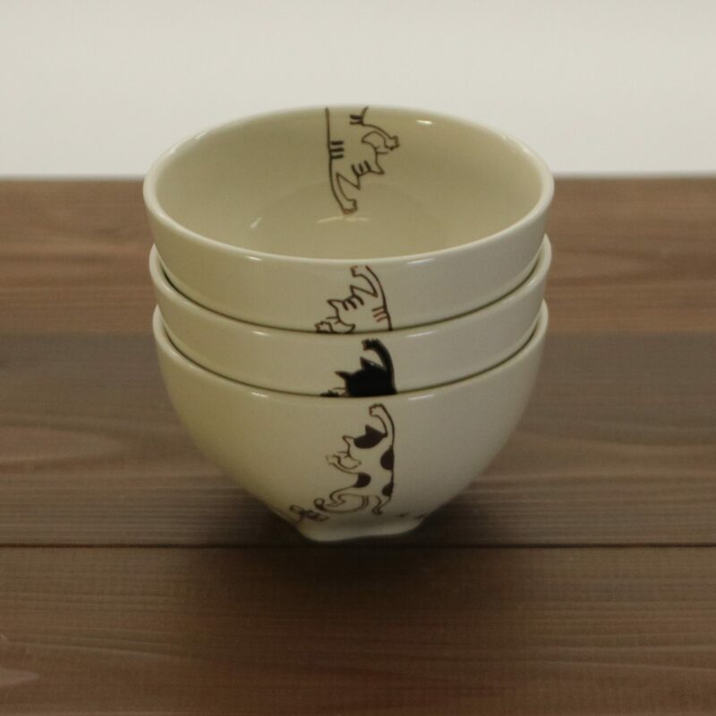 |ぶらさがり猫　肉球お茶碗|陶磁器のセレクトショップ Oneclay