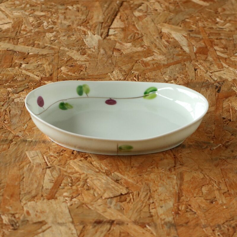 |だ円取り皿（オリーブ）|陶磁器のセレクトショップ Oneclay