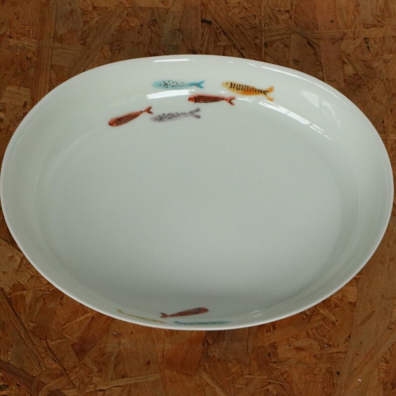 |カレーパスタ皿（サカナ柄）|陶磁器のセレクトショップ Oneclay